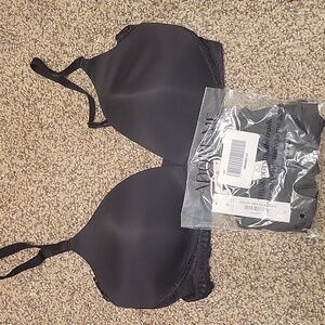 NWT STILL IN ORIGINAL PACKAGE Adore Me Midnight Black Bra And Panty Set